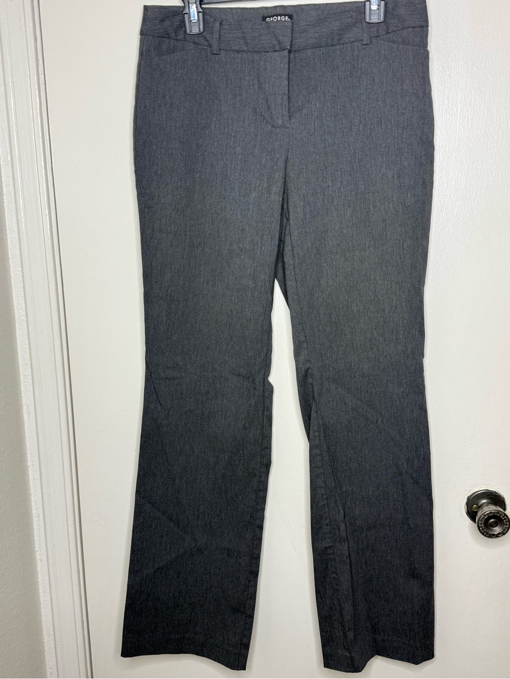 George Women’s Charcoal Gray Stretch Dress Pants Size 10 Average Career